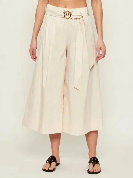 Pinko Pantaloni DOREEN | flare fit bej