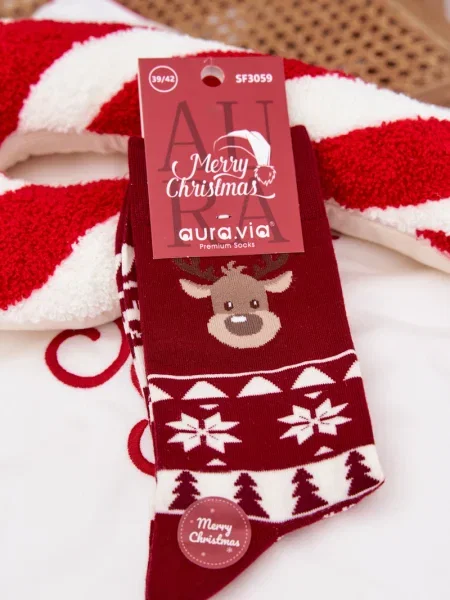 Nogavice Aura.via bela