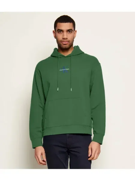 Calvin Klein Jeans Hanorac Terry verde