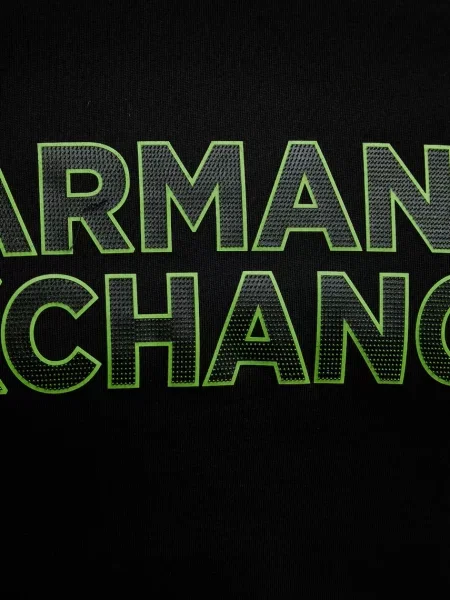 Armani Exchange póló fekete