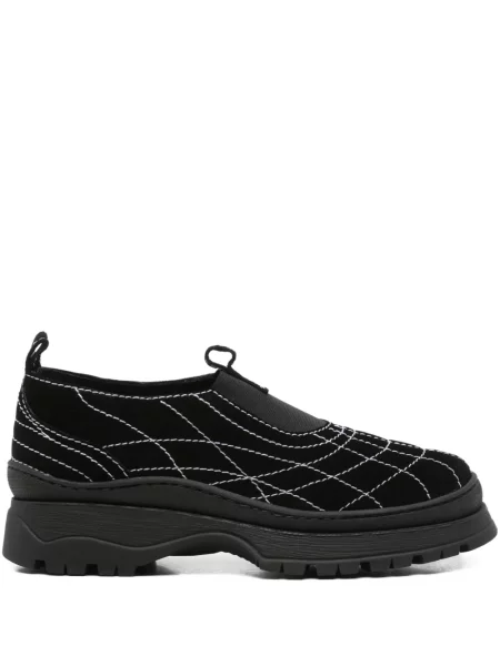 Bőr loafer Nicole Saldaña fekete