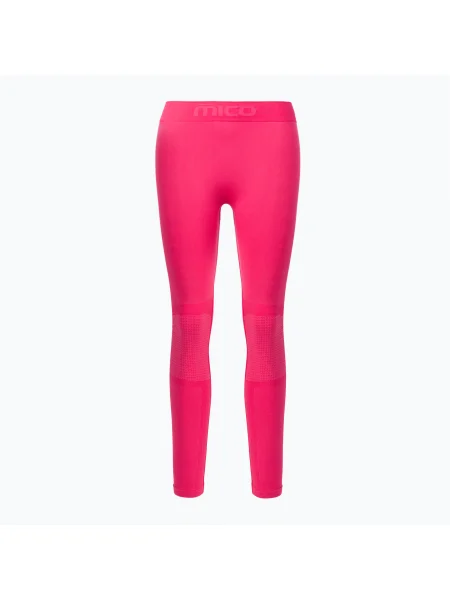 Pantaloni termici pentru femei Mico Odor Zero Ionic+ roz