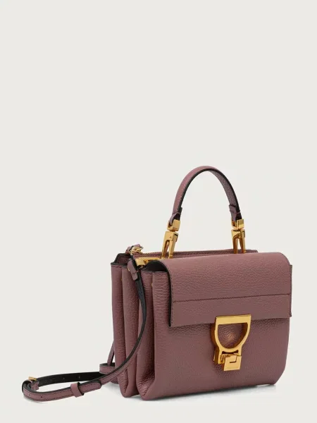 Geanta crossbody Coccinelle din piele roz
