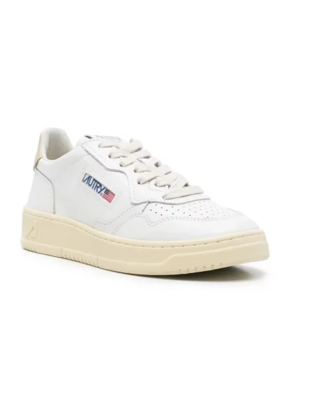 Sneakersy Autry skórzane białe