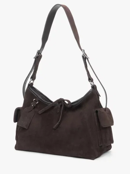 Estro Сумка Велюр коричневий