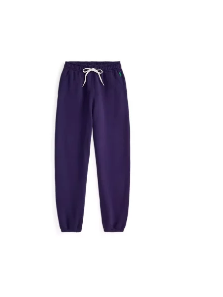 Spodnie Polo Ralph Lauren fioletowe