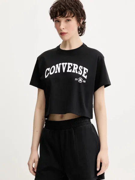 Тениска Converse дамска черно