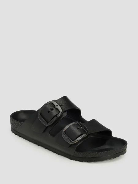 Birkenstock Klapki Arizona Big Buckle Eva pink czarne