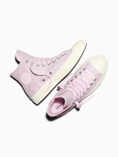 Converse bőr sneaker Chuck 70 rózsaszín