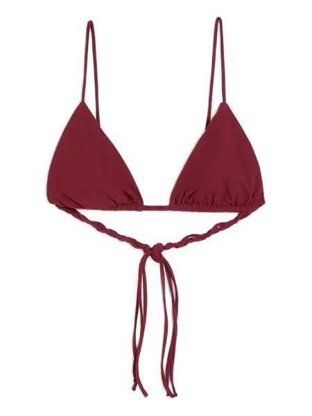 Bikini Jil Sander din jerseu roșu
