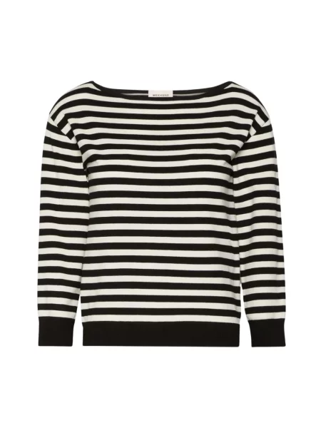Sweter Weekend Max Mara w paski z paskiem