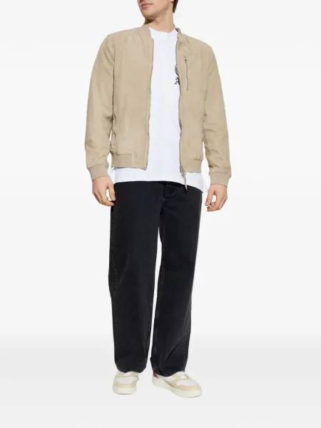 Grafic tricou Allsaints cu imagine alb