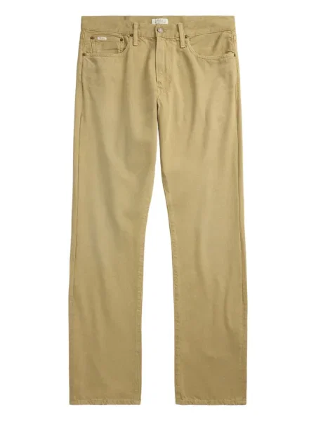 Pantaloni chino Polo Ralph Lauren din țesătură twill verde