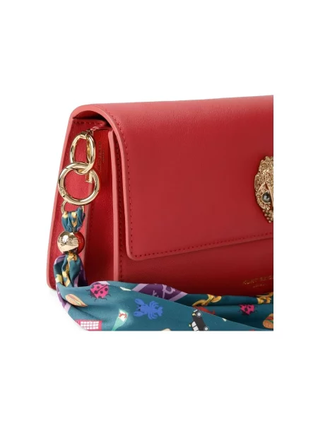 Kurt Geiger London geantă pentru femei din piele SLOANE roșu