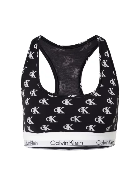 Calvin Klein Underwear Sutien gri deschis / negru alb