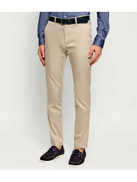 BOSS BLACK Pantaloni chino negru
