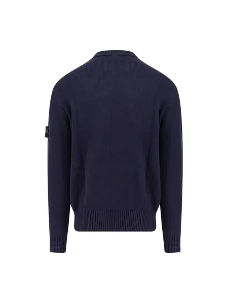 Sweter Stone Island z kamieniami niebieski