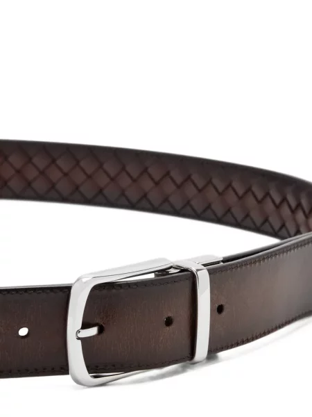 Cu centură reversibil curea Officine Creative din piele maro