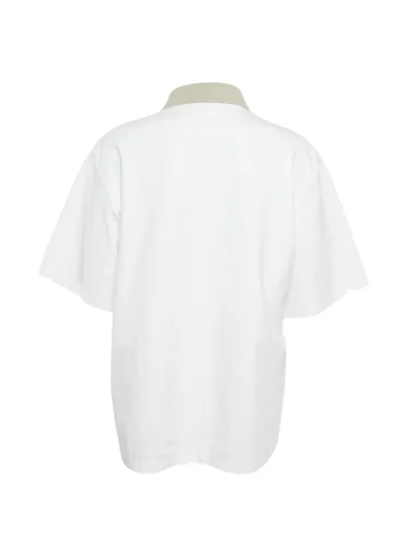 Tricou The Attico din jerseu alb