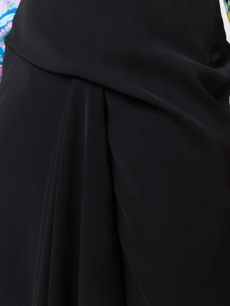 Fusta plisata Versace plisată negru