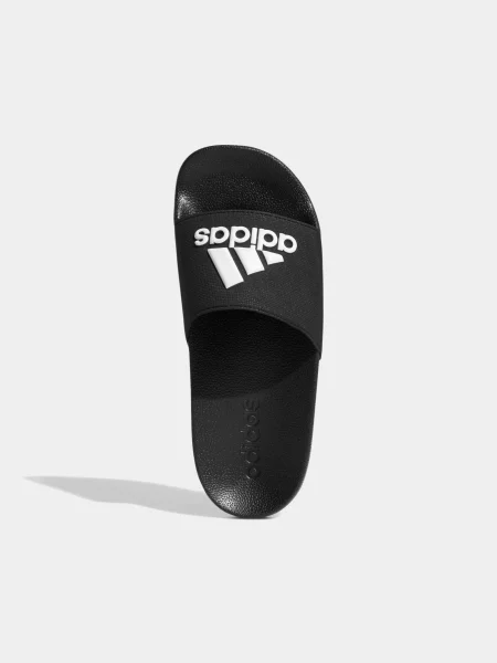Детские шлепанцы Adidas черные
