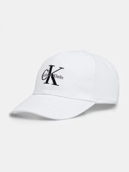 Calvin Klein kšiltovka bílá