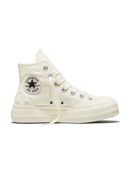 Converse trampki Chuck Taylor All Star Lift beżowe