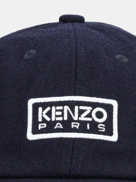 Шерстяная кепка Kenzo синяя
