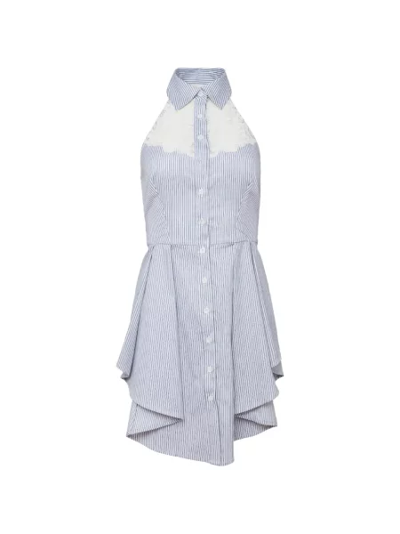 Rochie mini Fleur Du Mal din dantelă albastru