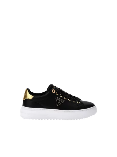 Sneakersy Guess skórzane czarne