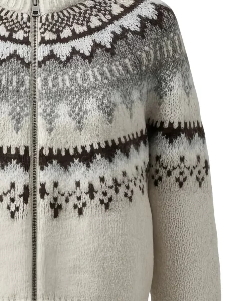 Decupat cardigan Closed alb
