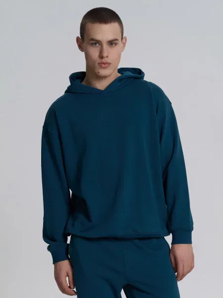 Худі Роза синьо-зелений бавовна/поліестер зелене