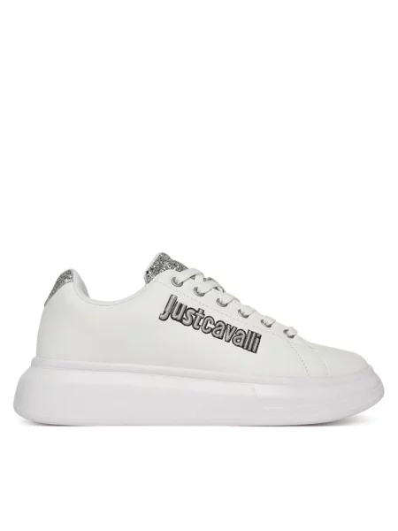 Sneakersy Just Cavalli białe