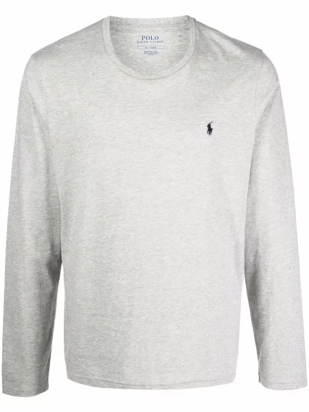 Tricou Polo Ralph Lauren cu broderie gri