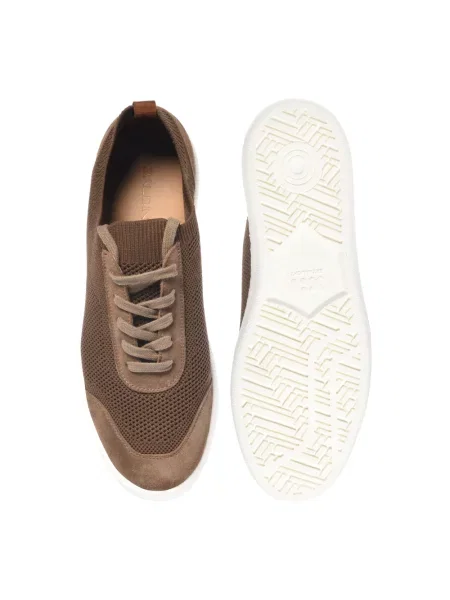 Sneakersy Baldinini zamszowe brązowe