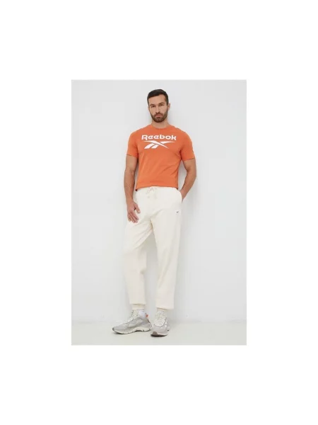 Hlače Reebok Sport narančasta