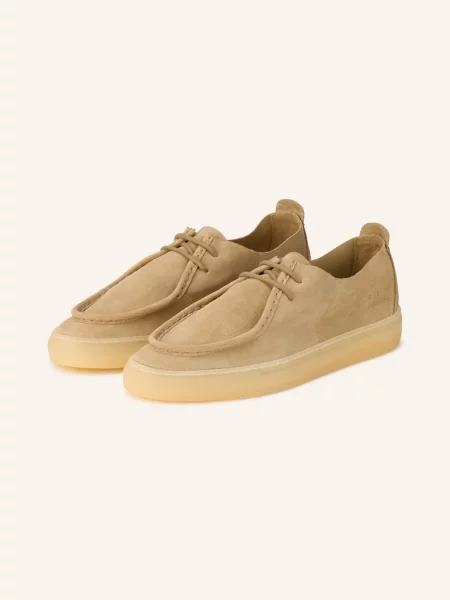 Copenhagen Studios Sznurowane Botki beige beżowe