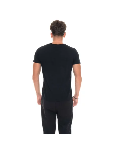 Scurt tricou Leone 1947 cu mâneci scurte negru