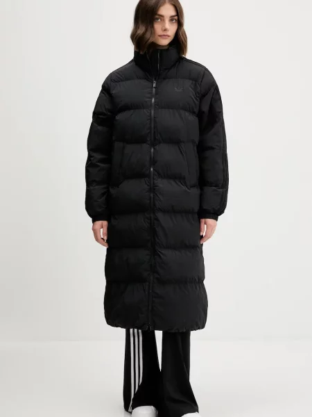 Пухено яке Adidas Originals черно