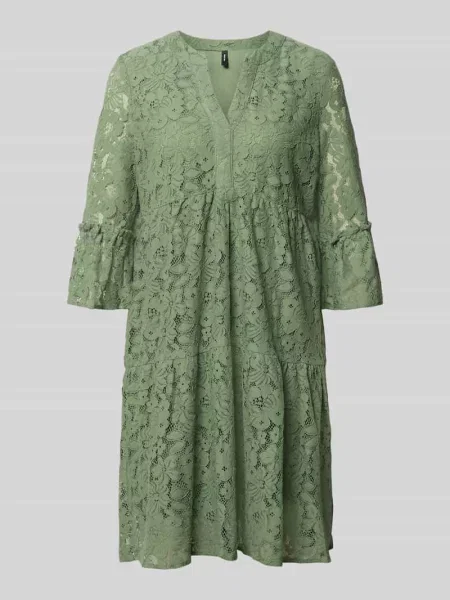 Sukienka z koronki o kroju loose fit z mieszanka bawełny model HONEY' Vero Moda