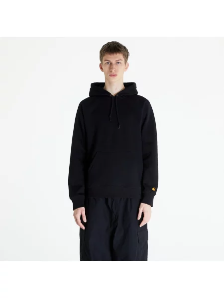 Φούτερ Carhartt WIP Hooded Chase Sweat UNISEX Black/ Gold L μαύρο