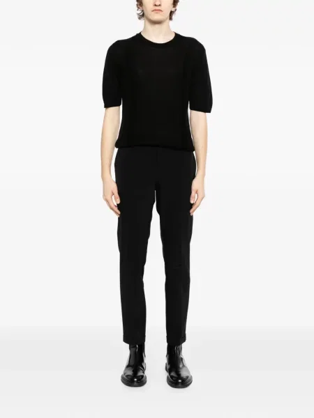 Tricou Tagliatore cu decolteu rotund negru