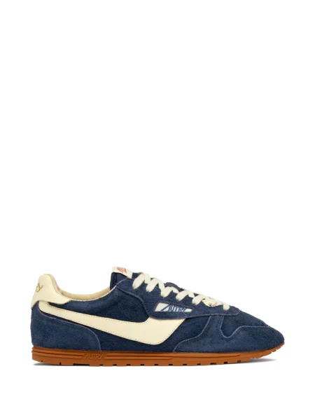 Sneakerși Autry din piele de căprioară albastru
