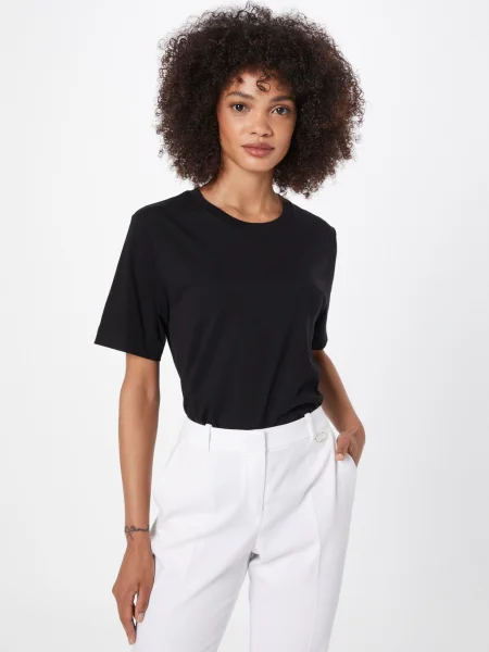 BOSS BLACK Tricou Ecosa | Relaxed fit negru