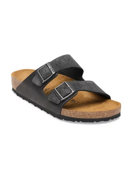 Birkenstock šľapky pánske semišové Arizona Mixed Leather sivá