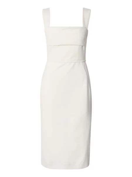 BOSS Rochie mulate Drapera lână alb