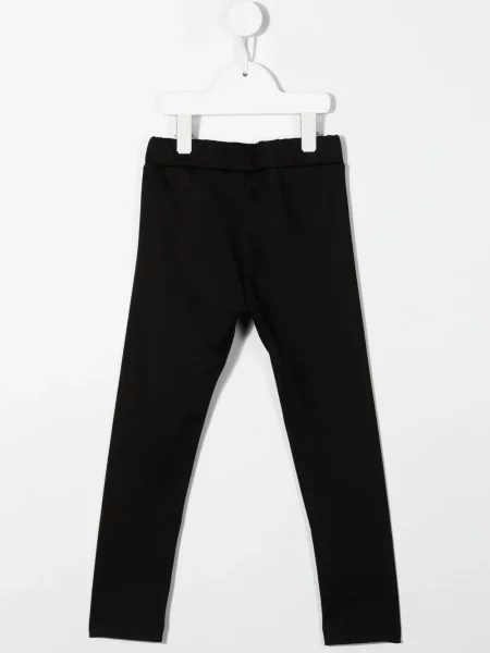 Legginsy dziecięce Balmain czarne