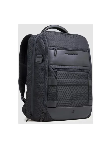 Torba na laptopa Piquadro skórzana niebieska