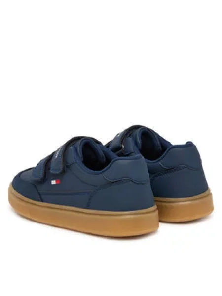 Laisvalaikio batai Tommy Hilfiger Low Cut Velcro Sneaker S Tamsiai mėlyna
