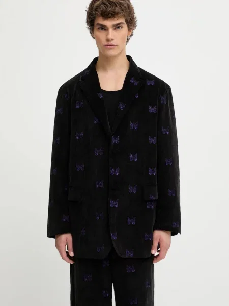 Sako Needles Papillon Emb. Corduroy černá